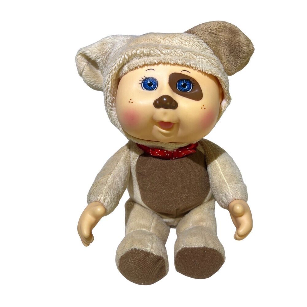 Cabbage Patch Plush CPK 10” Cuties Farm Friends Parker Puppy Pj’s Stuffed Toy